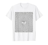 Trippy Third Eye Eyeball Illusion Dark Humor Funny Weird T-Shirt