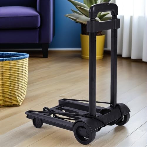 Carrito de compras plegable de hierro liviano resistente para tiendas 7