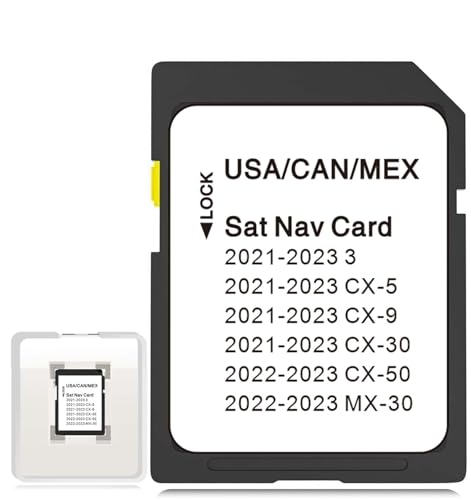 Evita rutas antiguas con la tarjeta SD de navegación TD2K66EZ1B para mapas de CX-5
