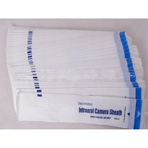 500 Pieces Intraoral Dental Camera Sleeve Sheath Cover For 5.0 Mega Pixels 6 Led #TOP11