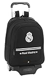 Es de carrito extraíble Real Madrid - Mochila Carro Grande, 33 x 43 cm, Color Negro (SAFTA 611524313)