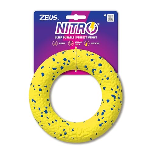 Zeus Anillo Ligero y Resistente para Perros Nitro, 16 cm diámetro