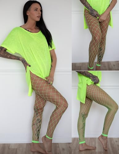 Image of Avidlove Fishnet Stockings for Women Footless High Waist Fishnets Tight | Thigh High Stockings, Open Toe, High Stretch, Comfortable, Gothic Costume, Rave Outfits, for Cosplay, Halloween