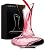 Bella Vino Wine Decanter, 100% Lead-Free Hand Blown Crystal Glass, Red Wine Carafe, Wine Aerator with Wide Base,Wine Accessories,Wine Gift