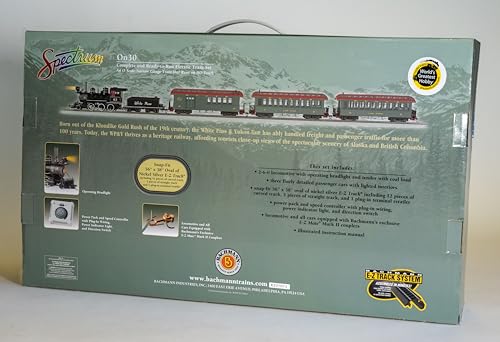 Bachmann Trains - White Pass & Yukon Passenger Ready To Run Electric Train Set - On30 Scale - Runs on HO Track by Bachmann - Image 5