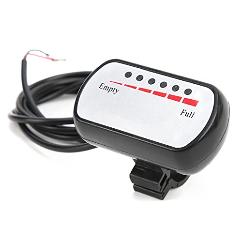 Indicatore della Batteria della Bicicletta Elettrica, Tester del Misuratore Dell'indicatore di Potenza della Bici Elettrica 36V per la Bicicletta del Motorino Elettrico