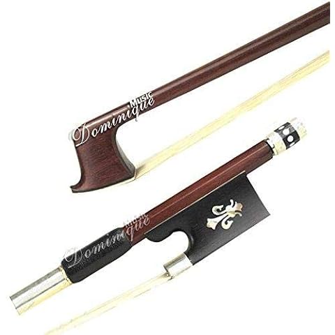 D Z Strad Violin Bow - Model 202 - Brazilwood Bow with Ebony Fleur-de-Lis Frog (4/4 - Full Size) Cover