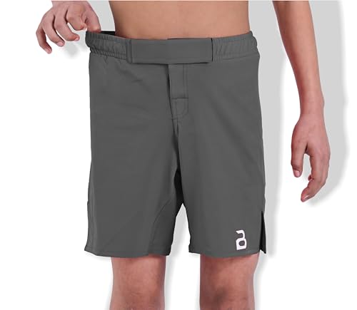 2BOLD Meninos Shorts De Mma Para Luta Agarrada, Jiu-Jitsu, Treinamento Cruzado Sem Kimono, Muay Thai
