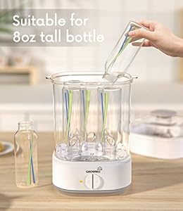 GROWNSY Electric Baby Bottle Sterilizer with 8-Minute Fast Sterilization — photo 5 of 6
