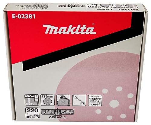 Disques abrasifs Ø225 mm grain 220 25 pcs MAKITA E 02381 - vue 5