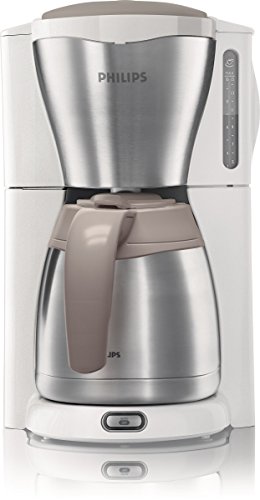 Philips Filterkaffeemaschine – 1.2-Liter-Thermoskanne, bis zu 15 Tassen, Edelstahl, seidenbeige (HD7546/00) – Bild 3