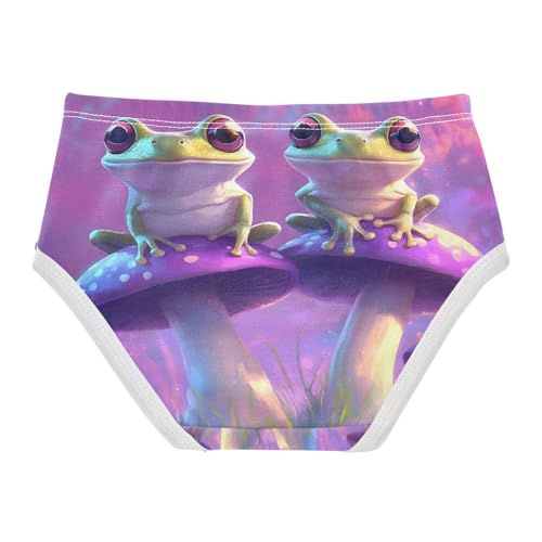 Cute Mushroom Frog Toddler Girls's Underwear 2T 202b89262