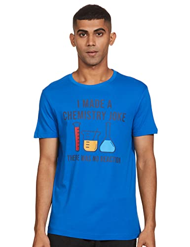 Image of Max Men Typographic Printed Crew Neck Slim Fit T-Shirt