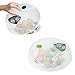 Lauon Cubierta de Salpicaduras de Microondas, Paquete de 2, Tapa Grande para Platos de Microondas para Alimentos, Tapa de Microondas con Rejillas de Ventilación, 11.4 Pulgadas