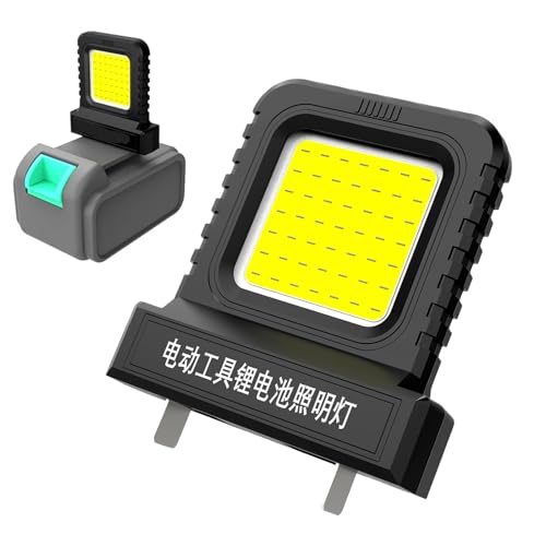 Holdes Luces LED De Trabajo - Luz LED para Batería de Herramientas - Luz de 21V Enchufar y Usar con Iluminación Potente para Fontanería Obra Exploración de Cuevas Taller Mecánico