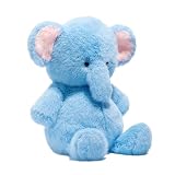 Elefante de peluche | Decoración para el hogar dulce y linda | Elefante de peluche decoración de oficina | Para mujer niño salón dormitorio estante mesa