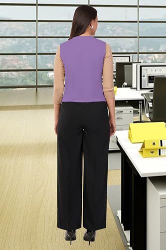 Image of SaintX Women's Waist Coat | Sleeveless | Stylish Executive Wear | Formal Blazer Waistcoat | Office wear