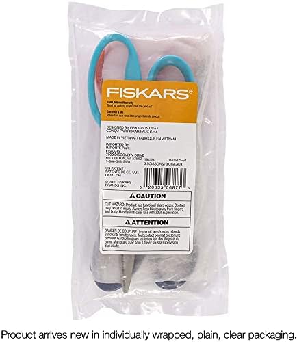 Fiskars 194160-1067 Kid Scissors Blunt Tip 5 Inch, Red