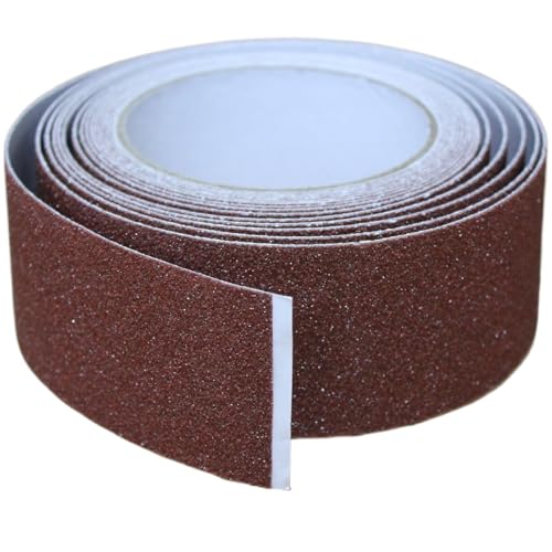 Image of Anti Slip Tape 2 Inch Wide, Waterproof Grip Adhesive Tape, Heavy Duty High Traction Friction for Indoor /Outdoor Steps (33 Ft /Brown).