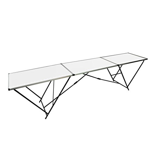 - Tapeziertisch 60 x 300 cm Fuß und Gestell aus Aluminium