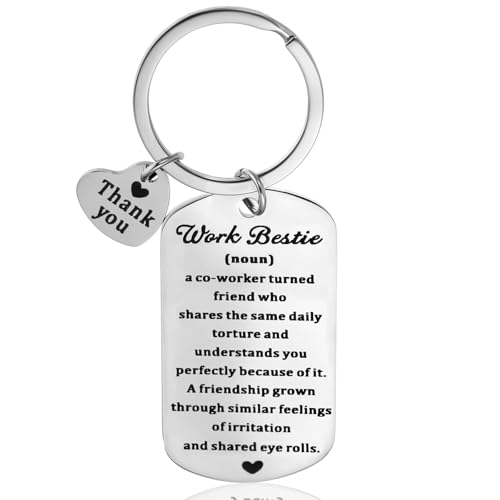 Leaving Gifts for Colleagues Women Men Work Bestie Keyring Funny Farewell Gifts for Coworker Work Colleague Leaving Goodbye Appreciation Go Away Gift for Works Friend Birthday Retirement Office