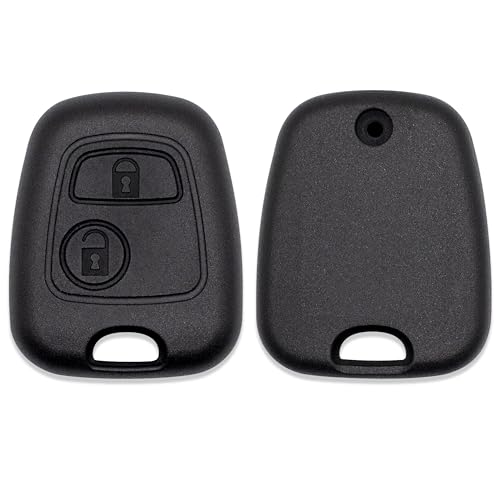 Lage Clé de Rechange avec vis télécommande 2 Boutons pour Citroën C1 C2 C3 C4 C5 Xsara Picasso Saxo Berlingo Toyota Aygo Peugeot 103 106 107 206 207 208...