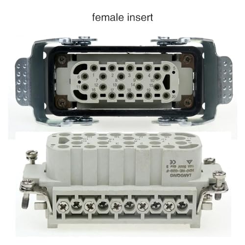 Conector Industrial Resistente HDC-HE-20 Línea Lateral miniatura 4