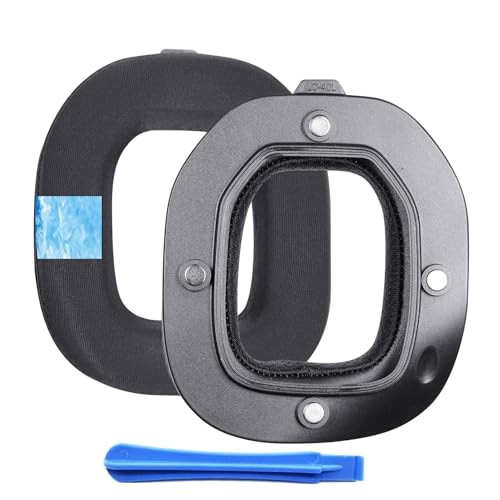 A40 TR Cooling Gel Replacement Ear Pads for Astro A40TR Headphone EarPads Cushions with Comfort Fabric Noise Isolation Foam