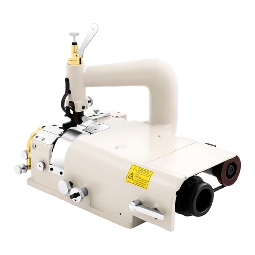 Industrial Electric Leather Skiving Machine SM-801 1200RPM Leather Peeler Head Electric Edge Skiving Tool Edge Flat Thinning Skin Cutter for Leather Shoes Gloves Belts Bag Shovel Thining