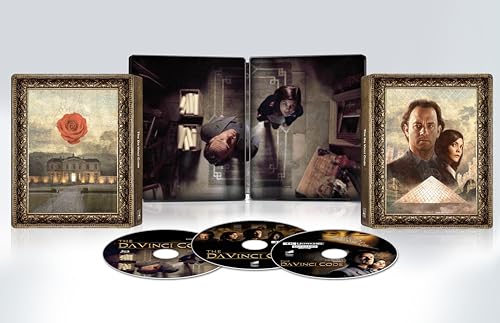 The Da Vinci Code: 20th Anniversary - (3 Disc) UHD/BD Combo + Digital + Steelbook
