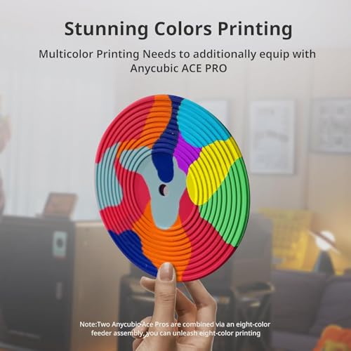 3IDEA Kobra S1 3D Printer Only, 600mm/s High Speed Printing and Full Auto Leveling, Free-Clogging Extruder with 320℃ Hotend, Mental CoreXY Strucuture Built-in Camera, 44dB Low Noise 250 * 250 * 250mm