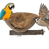 Bilancio termico migliorato: Il per , con la sua imbottitura soffice e la forma semicircolare, crea un'area di riposo naturale che supporta i pappagalli durante lunghi periodi di riposo o incubazione, assistendo nella regolazione della loro temperatura corporea per un comfort costante.
