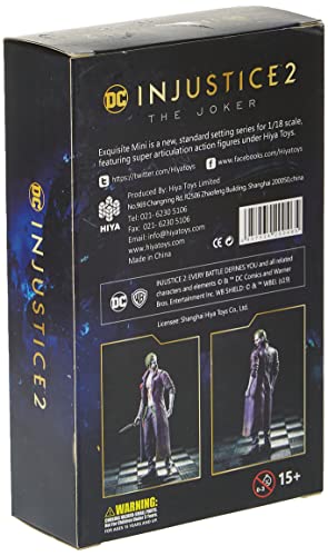 Hiya Toys Ld0038 Injustice 2: Joker 1: 18 Scale Action Figure, Multicolor #TOP3