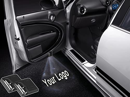 NewL Proyector LED Logo Personalizado Luces de Bienvenida de Cortesía Escalón Puerta Coche (2 Piezas)