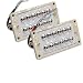 White Electric Guitar Humbucker Adjustable Dual Coil 6String Electric Guitar Coil Splitting Pickup N7.5K/B15K guitar pickup set