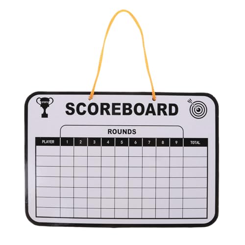 OSOLADY 1Set Multi Use Golf Score Writing Panel Compact Hand Held Dry Erase Scoreboard Versatile Golf Accessory for Young Golfers Durable Cardboard Design for Long Term Use