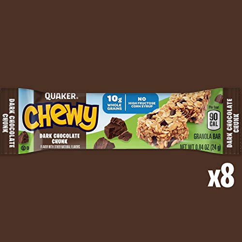 Quaker Chewy Granola Bars, Chocolate Chunk, .84Oz 8 Count, 6.7Oz #TOP1