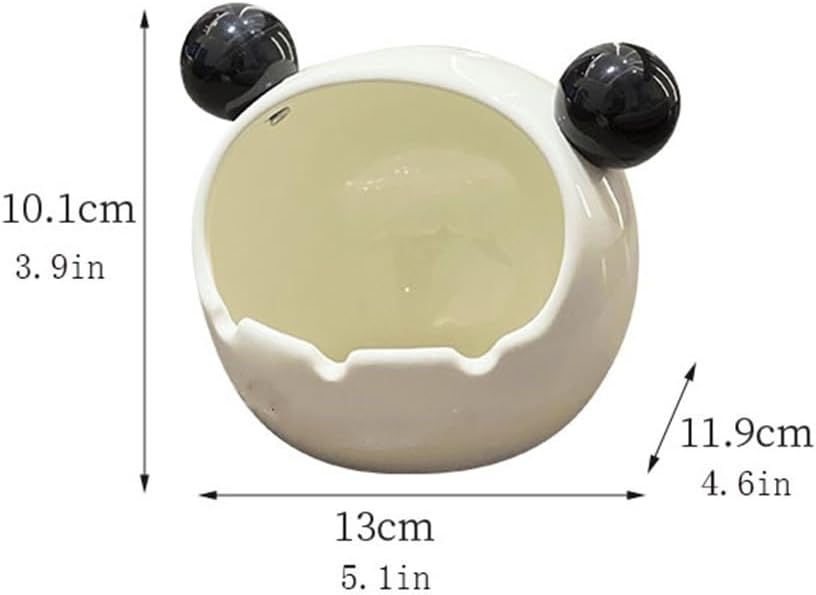 Ash Trays White Ceramic Ashtray Portable Ashtray for Smokers Desktop Ashtray for Outside Indoor Home Office Decor or Put Key Candy Cigarette Ashtray