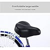 MUCSAH Bikes,Three Wheel Bike, Adult Tricycle Single Speed Adult Trikes 24 inch for Adults with Large Basket for Recreation Shoppipicnics Exercise Men's Women's Cruiser Bike C #5