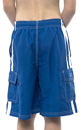 Norty Swim - Big Boys Bathing Suit, Royal 40369-10/12 #TOP1