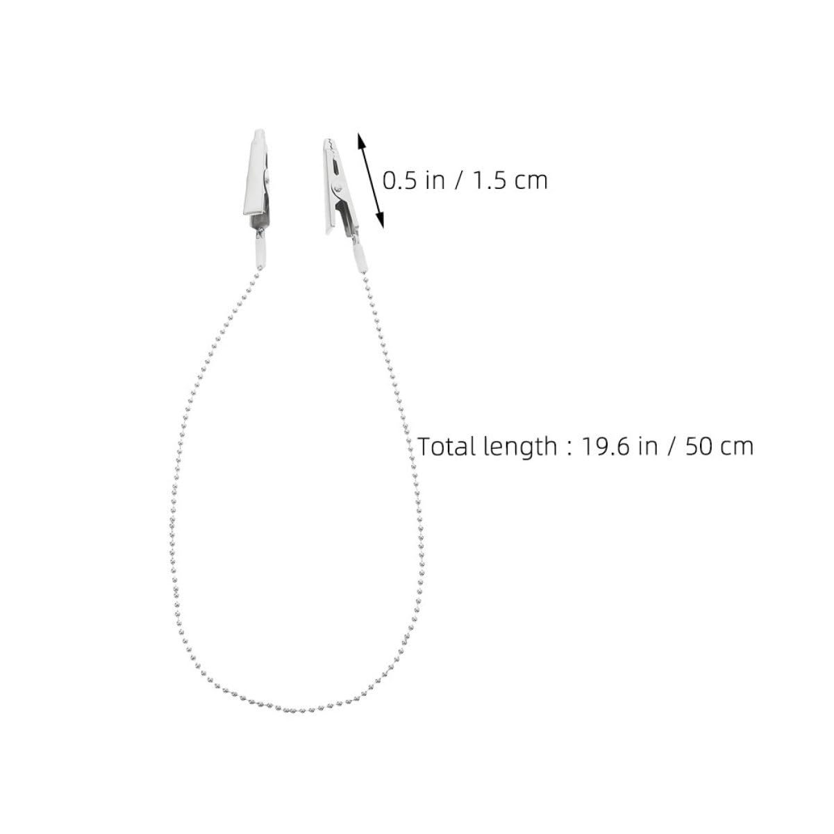 NAMOARLY Versatile Napkin Holder Chain Scarf Stainless Steel for Bibs and Napkins