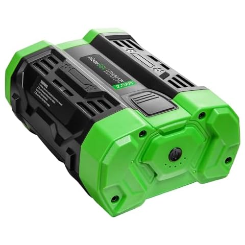 eJiasu Replacement for EGO 56V Battery: 2.5 Ah Lithium Ion for EGO Lawn Mower Battery - for EGO Leaf Blower Battery Compatible with 56 Volt Power Battery for Weed Trimmer Weed Eater (Green) Cover