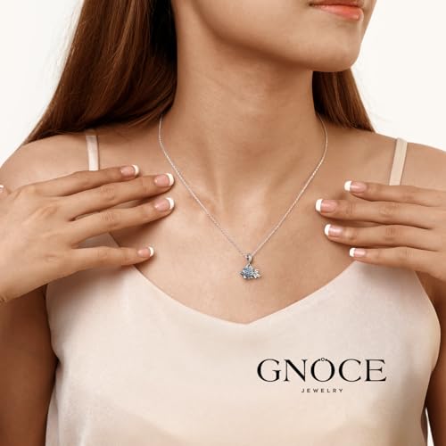Image of GNOCE Ocean World Cute Animal Charm Beads,925 Sterling Silver Dangle Charms Fit Bracelets & Necklace, Hand-Finished Keepsake Travel Jewelry Gift for Women Men BBF