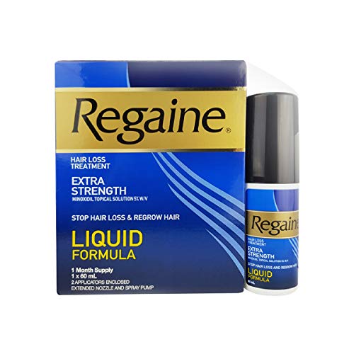 Regaine Extra Strength Hair Loss Treatment 5% Minoxidil Solution 60ml Twin Pack 60 milliliters (Pack of 2)