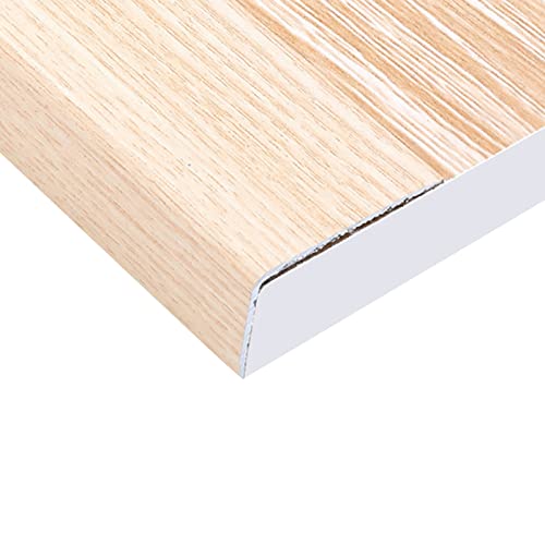 Threshold Strip Anodized Treatment Transition Strips, Aluminum Alloy Wall Decoration Door Floor Trim L Shaped Trim Strip, Laminate Door Strip Easy Care (Color : Style8)