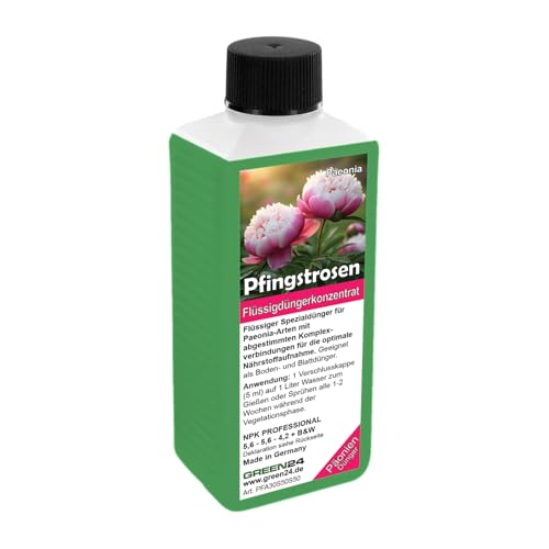 Pfingstrosen-Dünger - Päonien Super-Konzentrat für gesunde Pflanzen 250 ml
