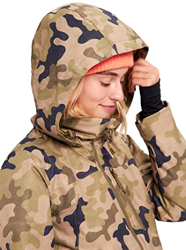 Burton Women's Standard Lelah Jacket, Martini Olive Terra Camo, Small #TOP4