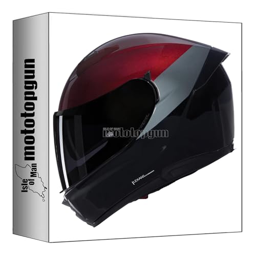 Casque moto intégral Nolan N60-6 Speeding Noir et Rouge XS 343