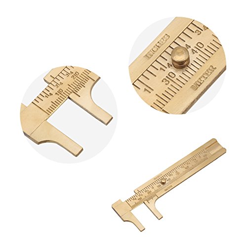 Brass Vernier Calipers - mm/inch Measuring Tool -6