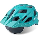Lohca Bike Helmet Lightweight Adult Cycling MTB Bicycle Helmet with Removable Visor & Magnetic Goggl